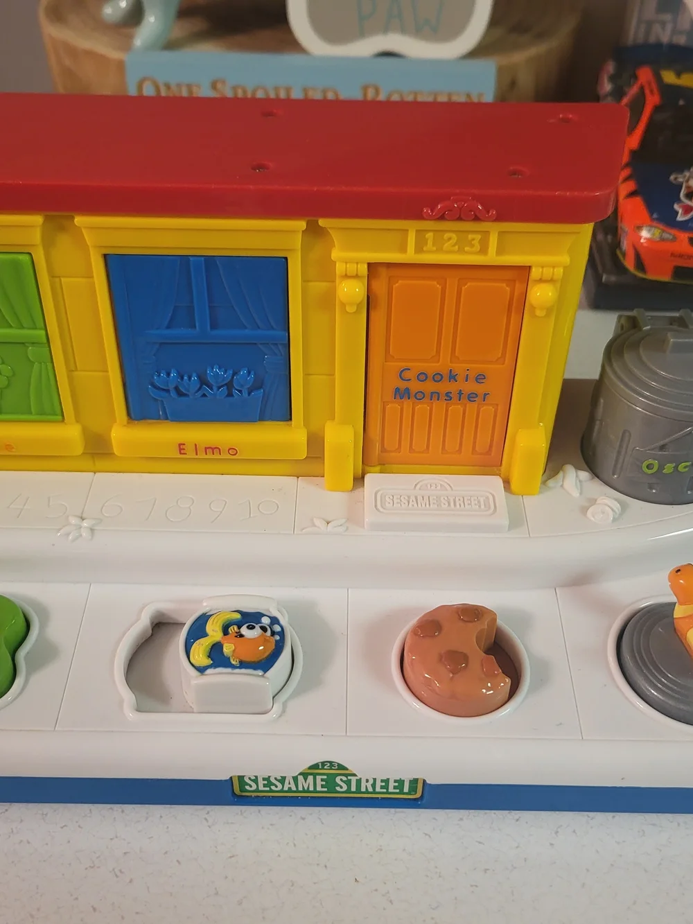 Vintage 2004 Mattel Sesame Street Singing Pop Up Toy Tested And Working